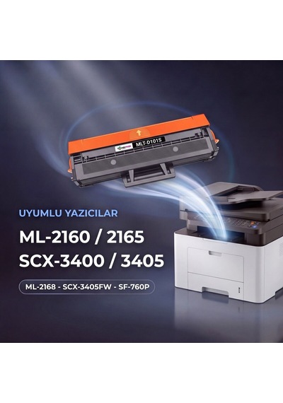 Samsung Scx-3400 Muadil Toner Çipli Mlt-d101s 4'lü 1.500 Sayfa