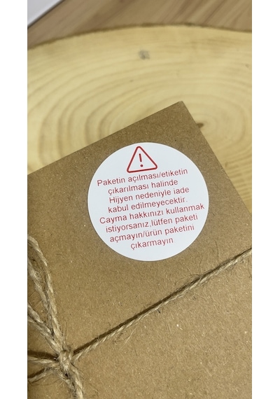 Hijyen Etiketi 5x5 Cm 100 Adet