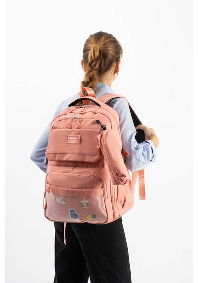 Ventis Qualty Okul Çantası Su Geçirmez Klinkır Kumaş Unisex Sırt Çantası Model 7d Çok Renkli