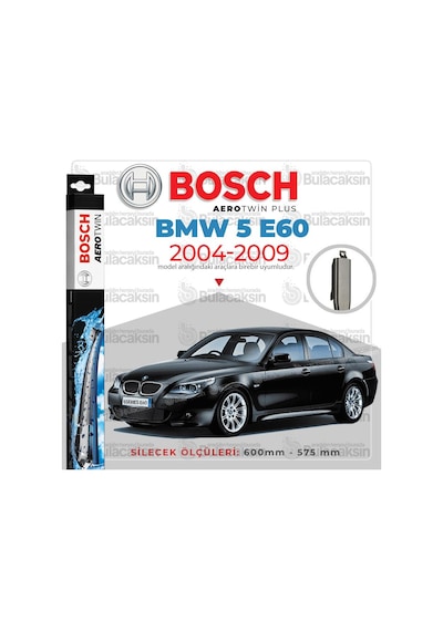 Bmw 5 E60 Muz Silecek Takımı 2004-2009 Bosch Aerotwin