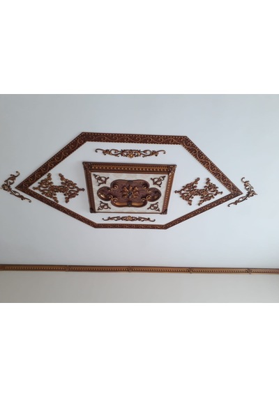 Decogold Kahve Eskitme Papatya Motif 10 65 Cm