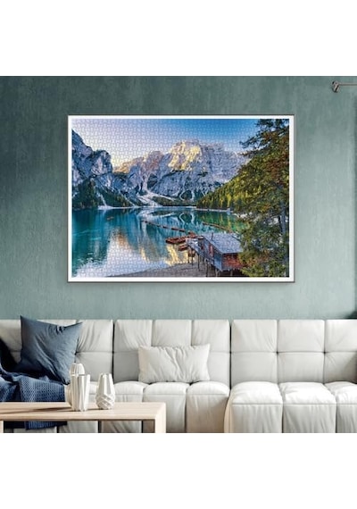 Puzzle - Braies Gölü / 4000 Parça Puzzle, 5205
