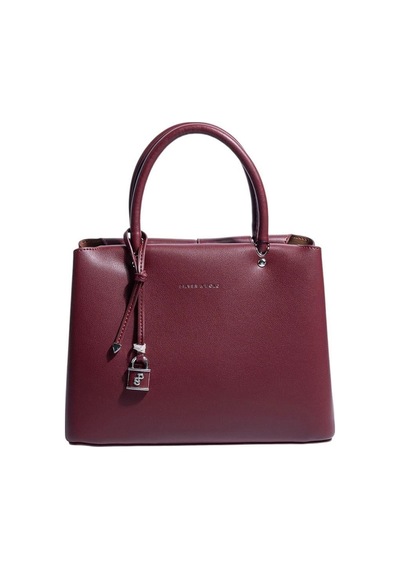 Silver Polo Sp1236 Kadın El Çantası Cilt Bordo-bordo