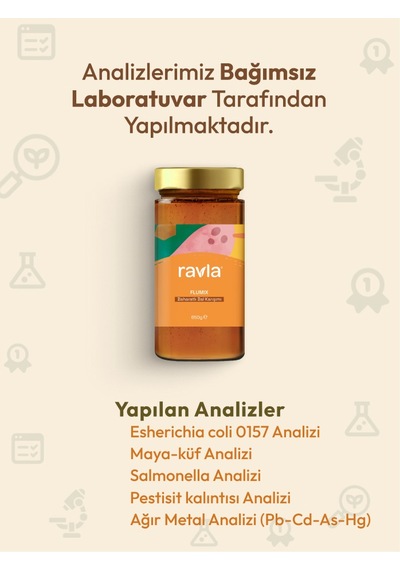 Ravla Flumix Baharatlı Bal Karışımı - 650g
