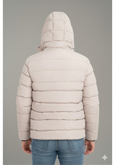 Blayn Jeans Erkek Siyah İçi Polar Kapüşonlu Şişme Günlük Ve Spor Mont Kışlık, Rahat Ve Suya Dayanıklı Krem Blayn Jeans Erkek Siyah İçi Polar Kapüşonlu Şişme Günlük Ve Spor Mont Kışlık, Rahat Ve Suya Dayanıklı Krem