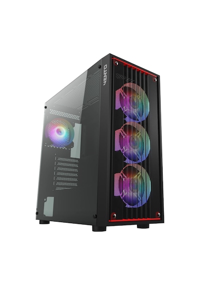 Vento Vg22al 850w Tempered Glass Usb 3.0 Mesh Argb E-atx Tower Kasa + Fsp Hd2-850w Gen5 Psu