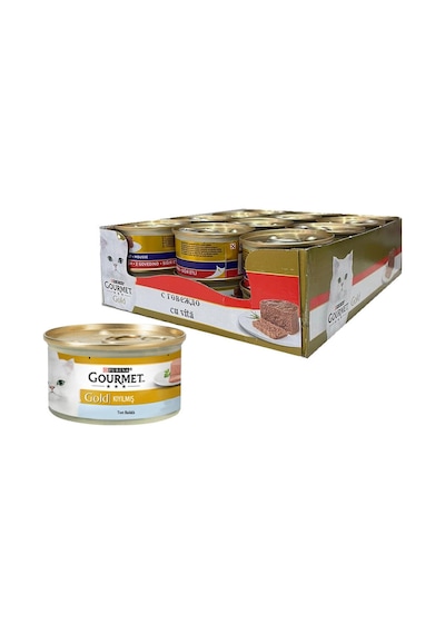 Purina Gourmet Gold Kıyılmış Ton Balıklı Konserve Kedi Maması 85 G