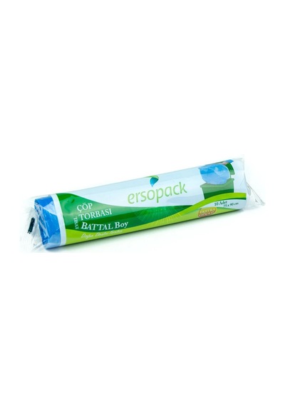 Ersoplast Ersopack Evsel Battal Boy Çöp Torbası Mavi 75 x 90 CM