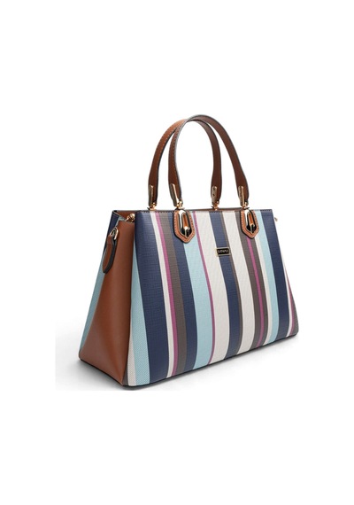 Silver & Polo Silver Polo Mix - Taba Ekose Kadın El Çantası Sp1253