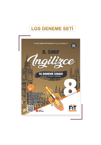 Lgs Branş Deneme Seti Türkçe, Matematik, Fen, İngilizce, T.c. İnkılap Deneme Seti Kitapları
