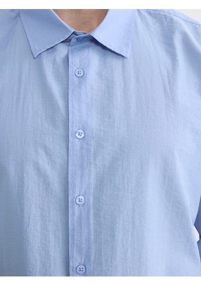 Lcw Vision Mavi Regular Fit Poplin Erkek Gömlek