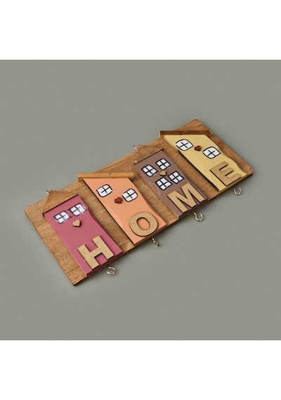 Deco Home Duvar Askısı - Renkli - 35x15 Cm