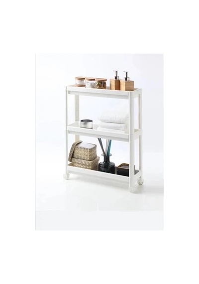 Beyaz Çok Amaçlı Katlı Raf Ünitesi Bx40
