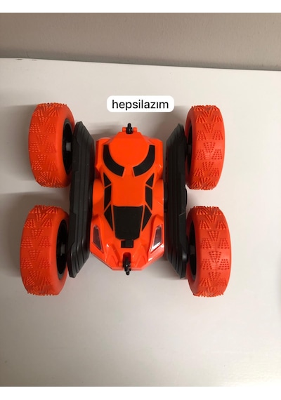 Uzaktan Kumandalı 360 Dönen Şarjlı Akrobat Stunt Car Araba Turuncu