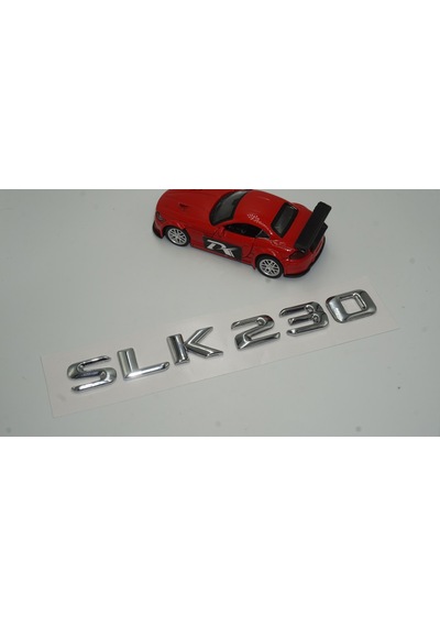 Benz SLK 230 Bagaj Krom Metal 3M 3D Yazı Logo