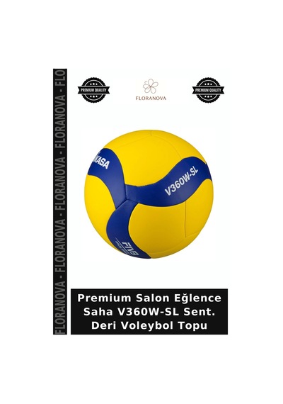 Premium Salon Eğlence Saha V360w-sl Sent. Deri Voleybol Topu Çok Renkli