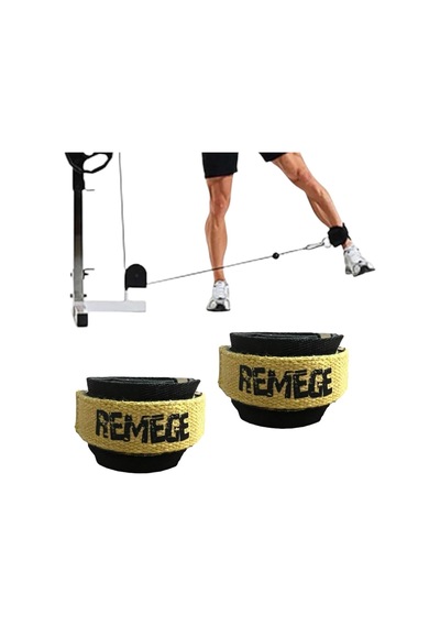 Halter Ağırlık Kaldırma Kayışı Strap - D-ring Fitness Reformer Crossfit Ayak Bilek Kayışı İkili Set Genel