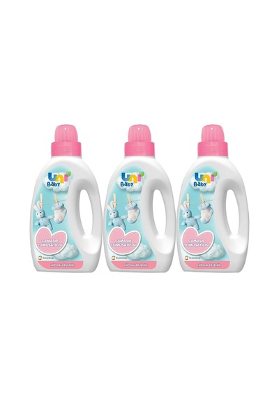 Çamaşır Yumuşatıcı 1500ml Hassas Ciltler Için/hipoalerjenik Pembe 3 Lü Set