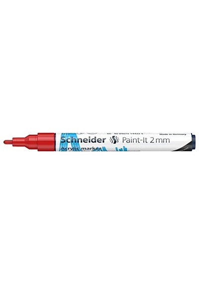 310 Akrilik Marker 2mm Kırmızı- 120102 103 Ivory