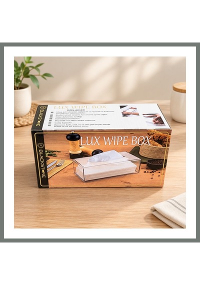Bezos Lux Wipe Box Peçetelik Mmbz Çok Renkli