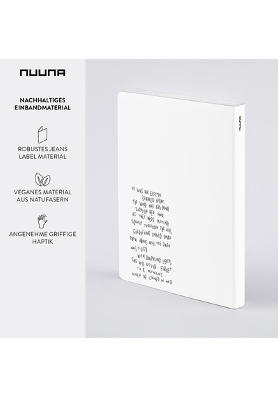 Not Defteri A5+ Graphic Thermo L - Soluk Anılar 3,5 Mm Nokta Izgarası 256 Numaralı Sayfa 120 G Premium Kağıt Kot Etiket Beyaz Almanya'da Sürdürülebilir Şekilde Üretilmiştir