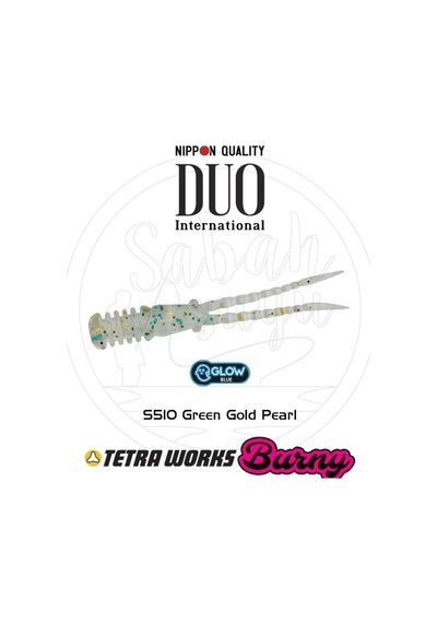 Duo Tetra Works Burny Lrf Silikon 42Mm. S510 Green Gold Pearl