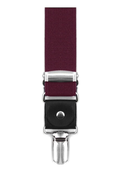 Hapshoe Ayarlanabilir Klipsli Bordo Çocuk Kemer Pantolon Askısı Bordo