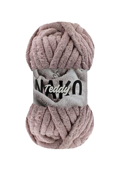 Teddy Peluş Dokulu Yumuşak El Örgü Yünü 13953 Pudra