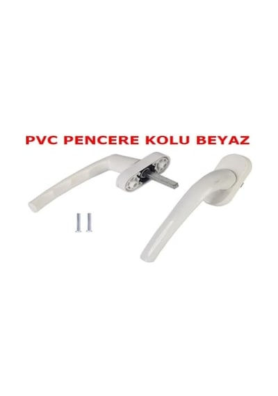 Tr Pvc Pencere Ve Kapı Kolu Beyaz 2 Adet