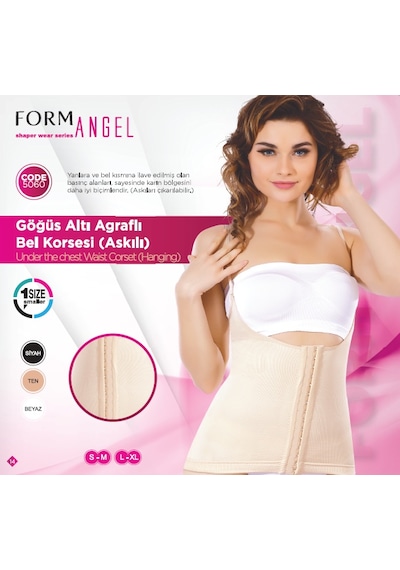 Form Angel Askılı Ağraflı Şekillendirici Bel Korsesi 5060