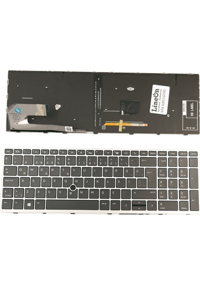 Laptopshop HP Uyumlu Elitebook 850 G6 Notebook Klavye Işıklı Trackpoint 551747926