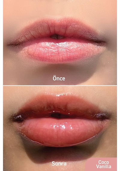 Herbaderm Coco-Vanilya Aromalı Parlatıcı Dolgunlaştırıcı ve Onarıcı Vegan Dudak Balmı 10 ML