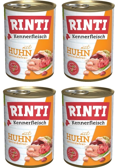 Rinti Tavuklu Gurme Köpek Konservesi 400 G X 4 Adet