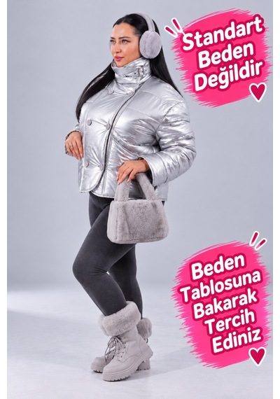 Ay-sel Büyük Beden Kadın Beyaz 42-48 Beden Kapitone Elyaf Dolgulu Astarlı Düğmeli Cepli Ceket Aysel Gri Ay-sel Büyük Beden Kadın Beyaz 42-48 Beden Kapitone Elyaf Dolgulu Astarlı Düğmeli Cepli Ceket Aysel Gri