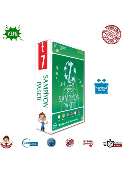 Tonguç Akademi 7. Sınıf Şampiyon Paketi Set 7 Kitap
