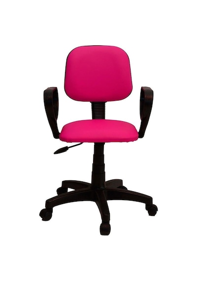 Türksit Eko Kollu Çalışma Koltuğu Kumaş Pembe Pembe