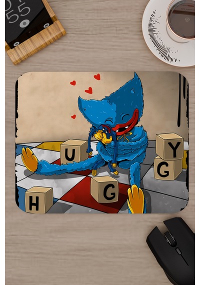 Poppy Playtime Kaymaz Dikişli Kauçuk Oyuncu Mousepad V4 - 22x18 Gaming Mouse Pad Fare Altlığı