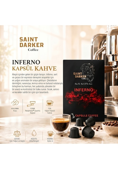 Saint Darker Inferno Kapsül Kahve
