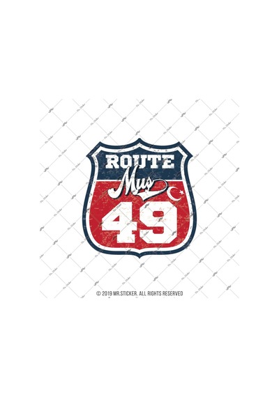 Roup61 Route Muş 49 Sticker