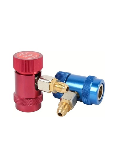 Wangxi R1234yf Soğutucu Hızlı Bağlantı Konnektör Adaptörleri Land Rover Jaguar Klima Manifold Ölçer Seti