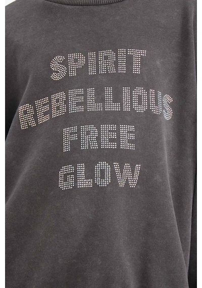 Defacto Kız Çocuk Oversize Geniş Kalıp Bisiklet Yaka Tatlı Baskılı Sweatshirt G2462a825wnar154 Antrasit-ar154 Defacto Kız Çocuk Oversize Geniş Kalıp Bisiklet Yaka Tatlı Baskılı Sweatshirt G2462a825wnar154 Antrasit-ar154
