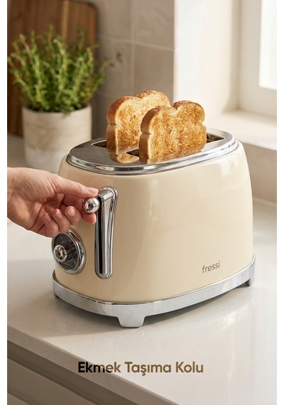 Fressi FR-EK0525 Panella 2 Dilim + Tost Aparatlı Ekmek Kızartma Makinesi