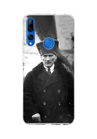 Honor 9x Uyumlu Mustafa Kemal Atatürk Portre Baskılı Silikon Kılıf