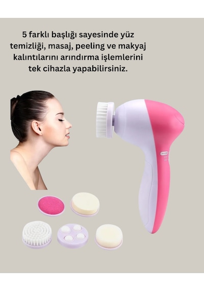 Flzdgnkr Çok Fonksiyonlu Elektrikli Yüz Bakım Fırçası