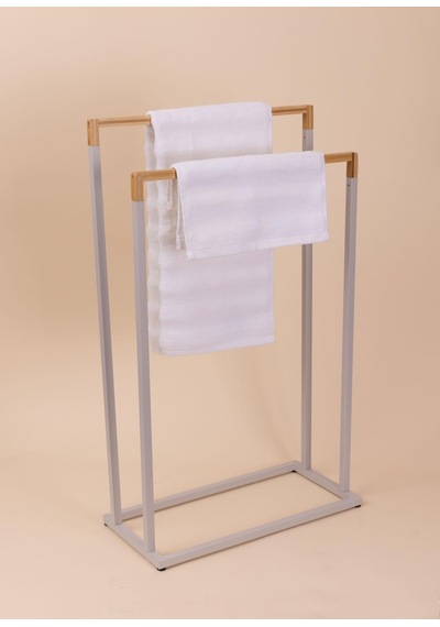 The Mia Metal Havlu Askılığı Gri Glv0764 Gri