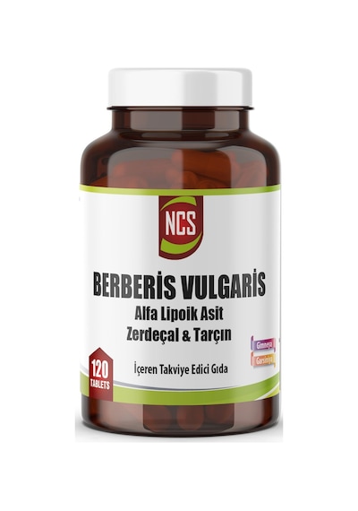 Ncs Berberis Vulgaris Alfa Lipoik Asit Tarçin Zerdeçal 120  Tablet