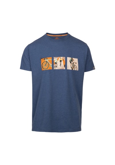 Trespass Trespass Kooten - Casual Printed Tshirt Erkek Mavi Tişört 28248 Mavi
