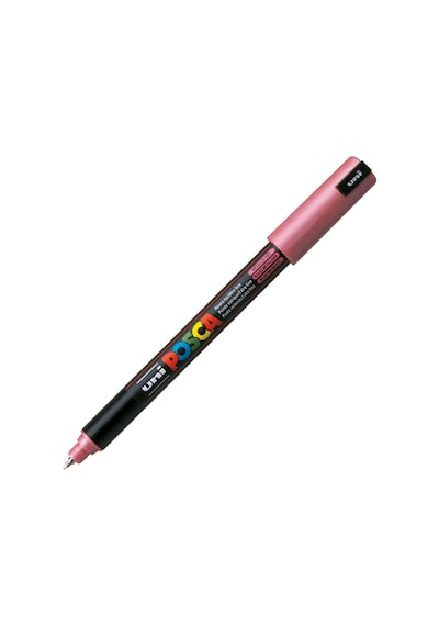 Uni Pc-1Mr Posca Boyama Markörü 0.7 Mm Metalik Kırmızı