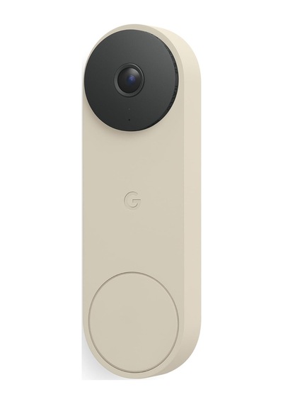 Google Nest Kapı Zili Kablolu, 3. Nesil - 2k Video Ve Gemini, Canlı Görüntü, Gece Görüşü, 2 Yönlü Ses - Google Home İle Çalışır - 2025 Model - Keten-121955