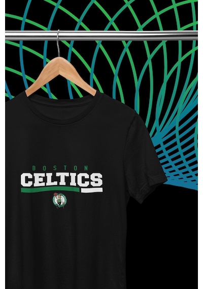 Noıssey Rapal Wear Boston Yazı Oversize Baskılı T-shirt Siyah